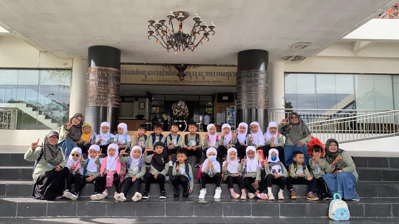 news-Balai Layanan Perpustakaan Sambut Kunjungan Wisata Pustaka TK ABA Al Anab