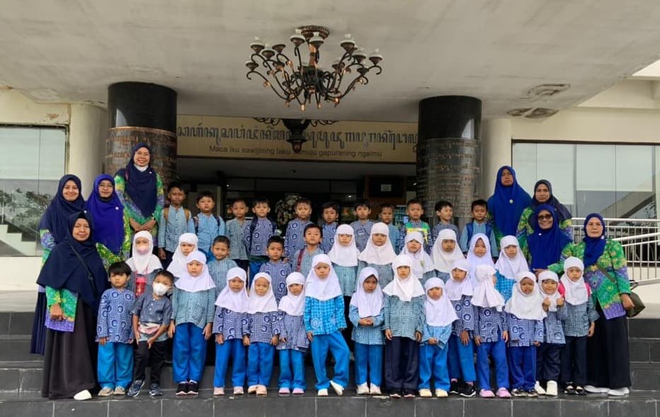 news-Balai Layanan Perpustakaan Sambut Kunjungan TK ABA Bodon