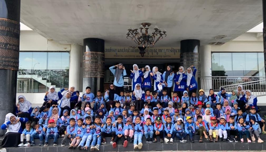 news-Balai Layanan Perpustakaan Sambut Kunjungan TK Riyadus Shalihin