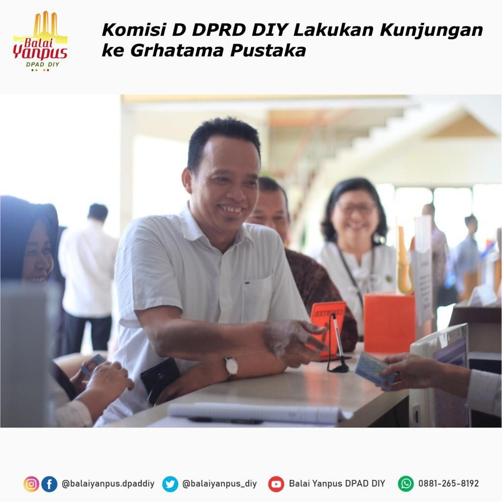 Komisi D DPRD DIY Lakukan Kunjungan ke Grhatama Pustaka