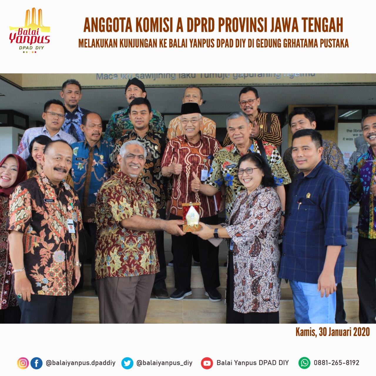 Kunjungan Anggota Komisi A DPRD Provinsi Jateng