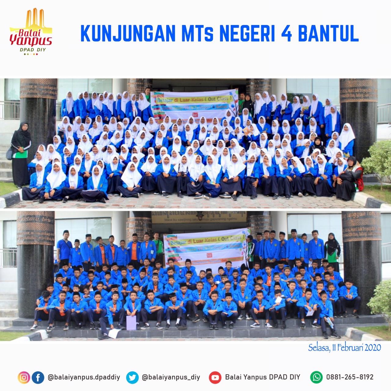 Kunjungan MTSN 4 Bantul