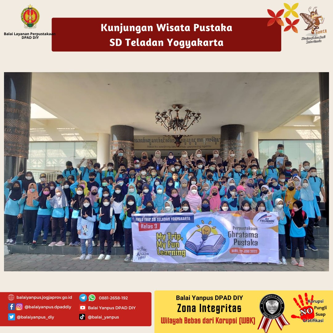 Kunjungan Wisata Pustaka SD Teladan Yogyakarta