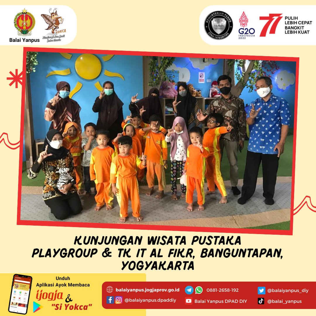 Kunjungan siswa siswi Playgroup & TK IT AI Fikr, Banguntapan, Yogyakarta