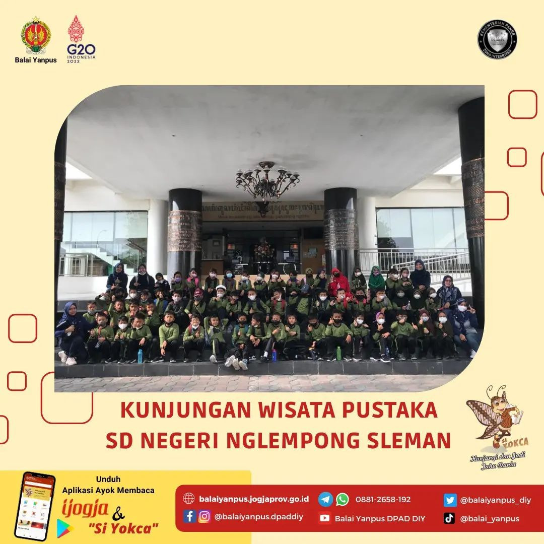 Wisata pustaka dari siswa siswi SD Negeri Nglempong, Sleman