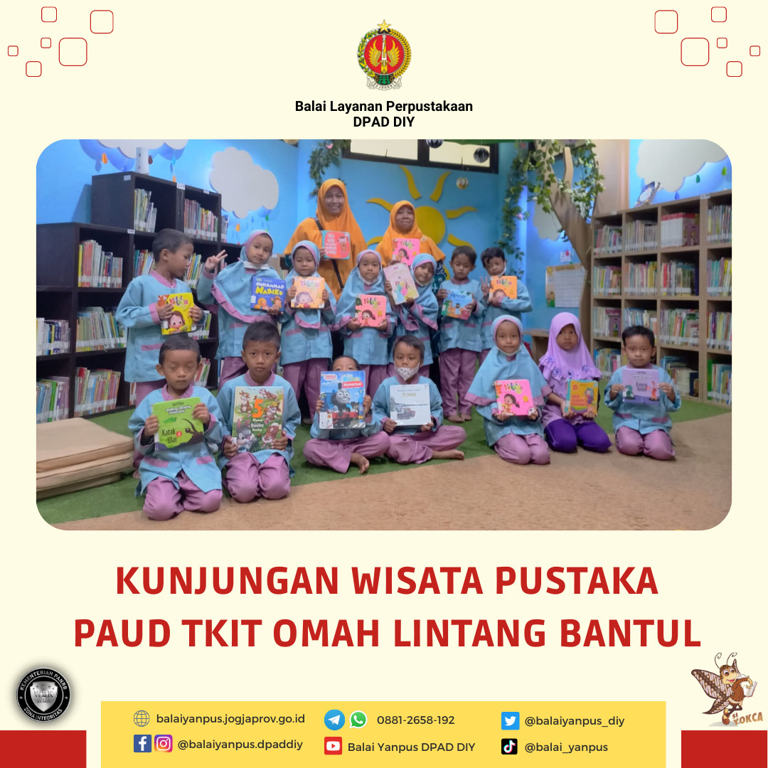 Kunjungan Wisata Pustaka dari Siswa-Siswi PAUD TKIT Omah Lintang Bantul