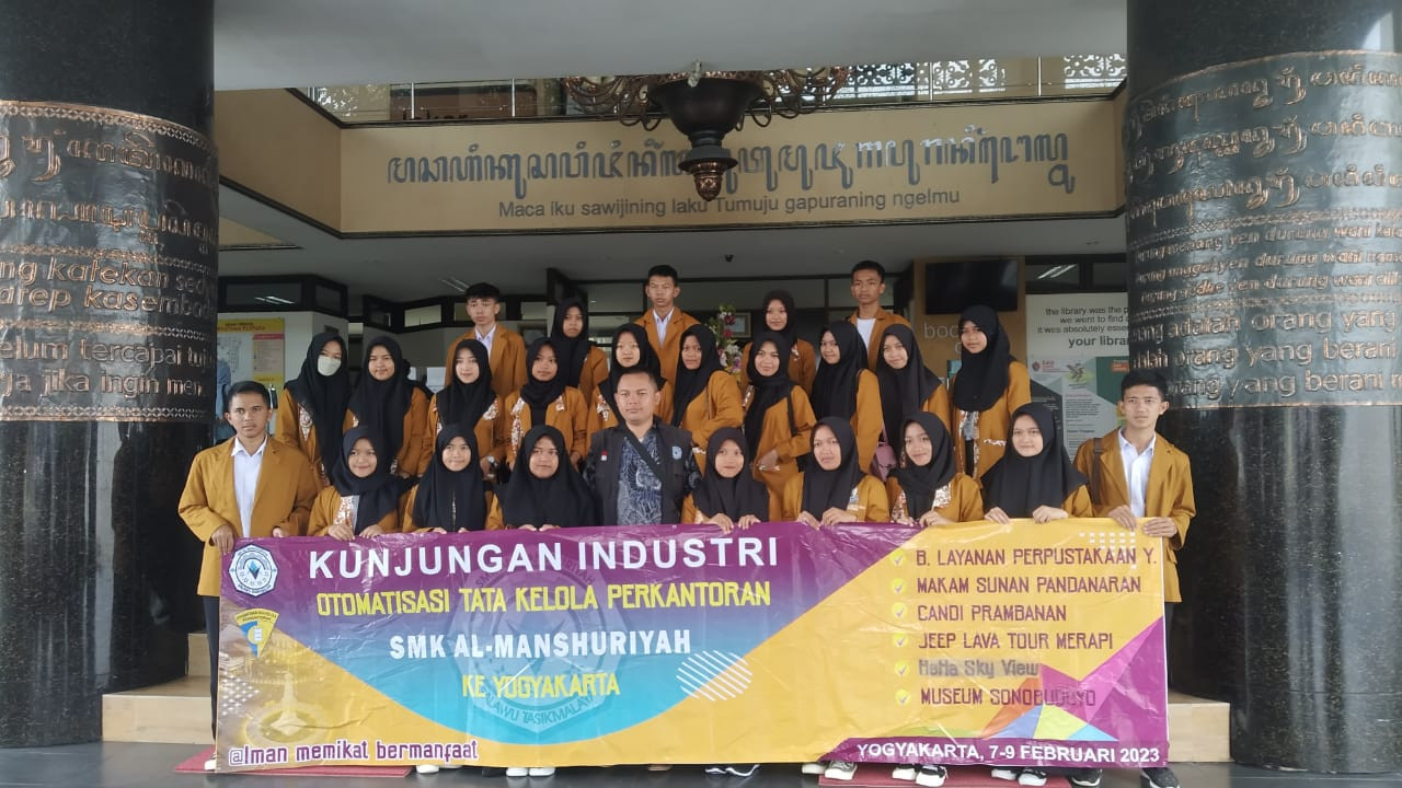 Kunjungan Wisata Pustaka dari Siswa-siswi SMK Al-Manshuriyah Tasikmalaya