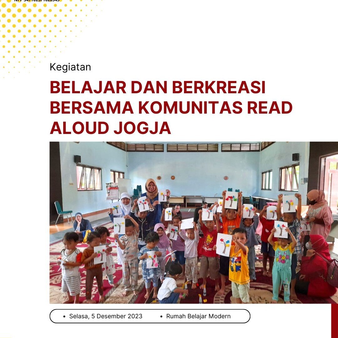 Belajar dan Berkreasi Bersama Komunitas Read aload Jogja