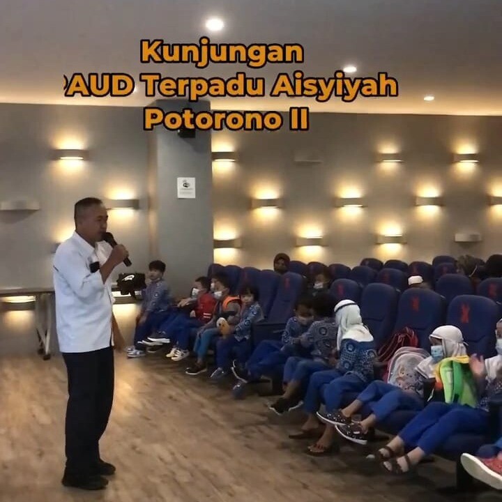 Kunjungan wisata pustaka dari siswa-siswi PAUD Terpadu Aisyiyah Potorono II Bantul