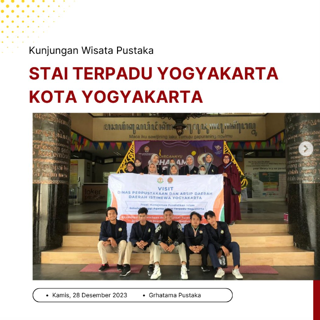 Kunjungan wisata pustaka dari STAI Terpadu Yogyakarta