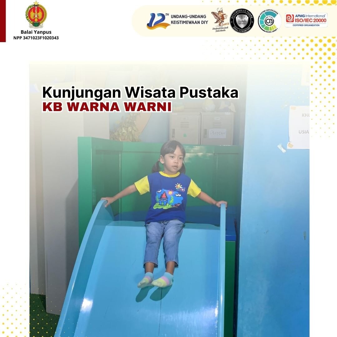 Kunjungan Wisata Pustaka dari KB Warna Warni