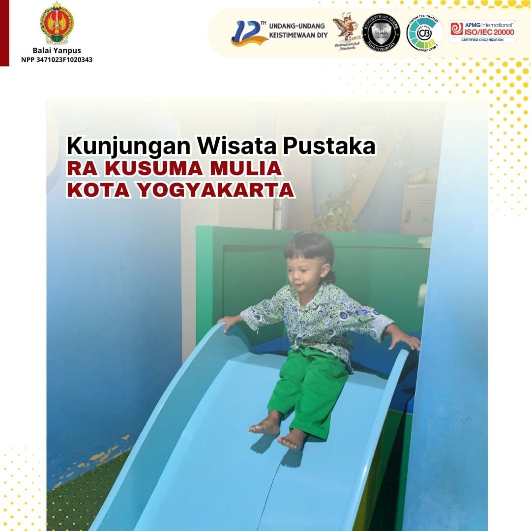 Kunjungan Wisata Pustaka dari RA Kusuma Mulia