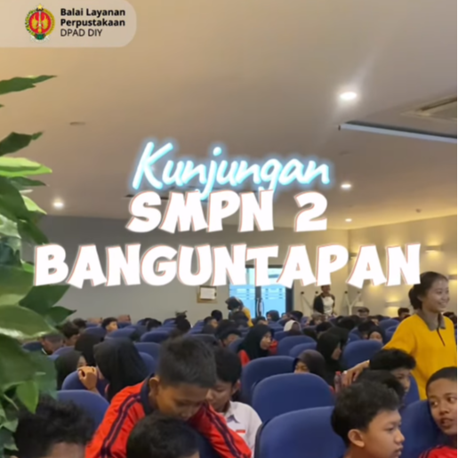 Kunjungan Wisata Pustaka dari SMP Negeri 2 Banguntapan