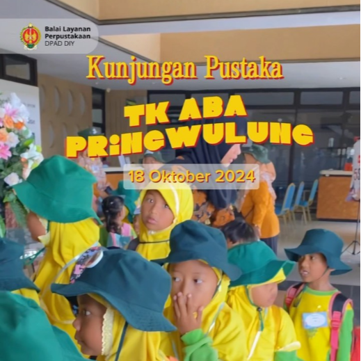 Kunjungan Wisata Pustaka dari TK ABA Pringwulung Condongcatur