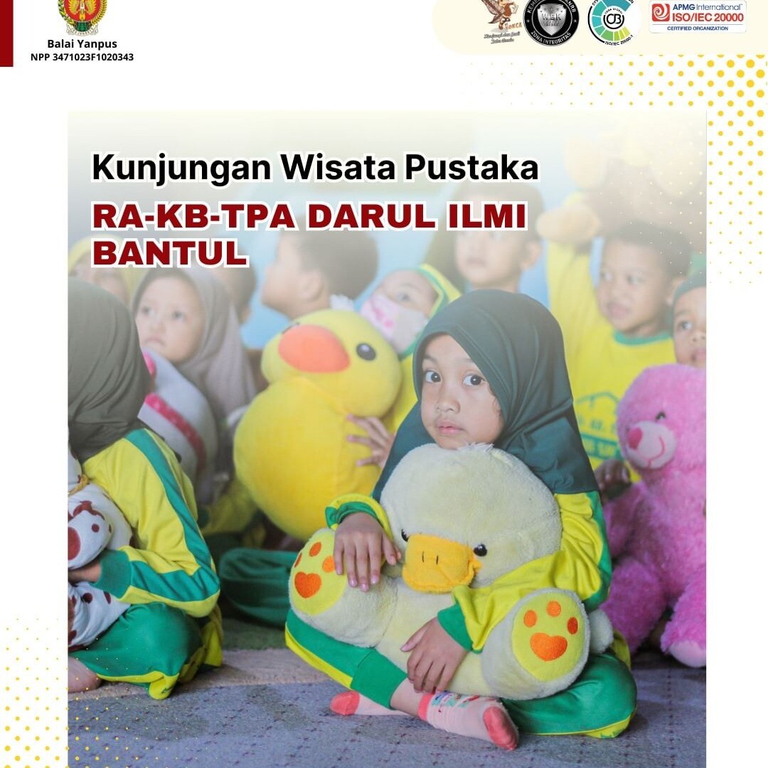 Kunjungan Wisata Pustaka dari RA-KB-TPA Darul Ilmi, Bantul