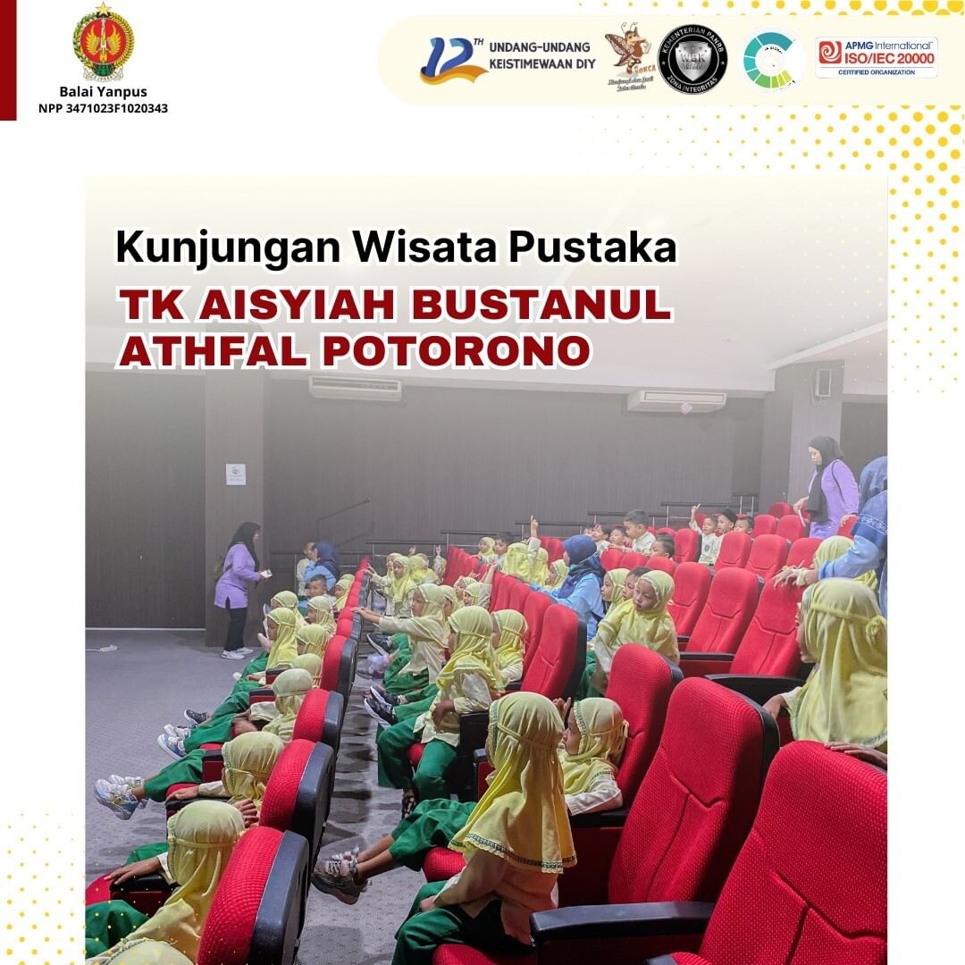 Kunjungan Wisata Pustaka dari TK ABA Potorono