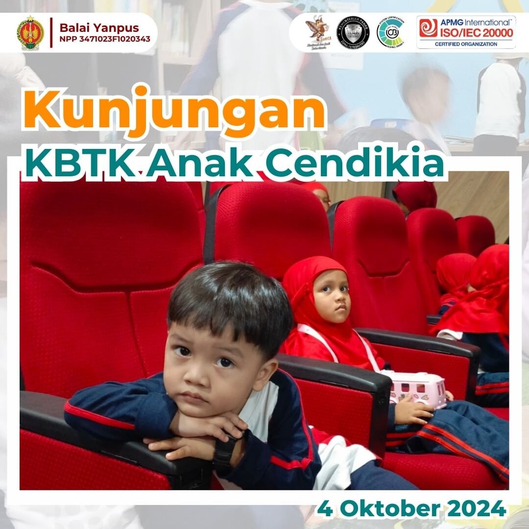 Kunjungan Wisata Pustaka dari KBTK Anak Cendekia